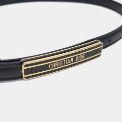 Pre Owned Dior Leather Belt