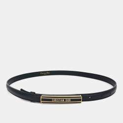 Pre Owned Dior Leather Belt
