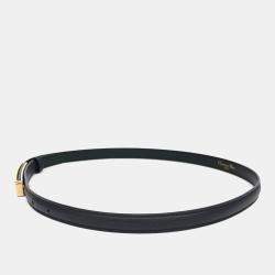 Pre Owned Dior Leather Belt
