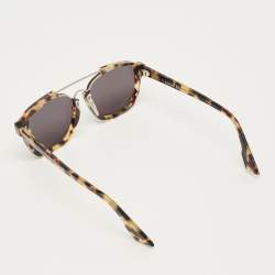 Pre Owned Dior Tortoishelle Brown/Green Mirrored 009FS Abstract Aviator Sunglasses