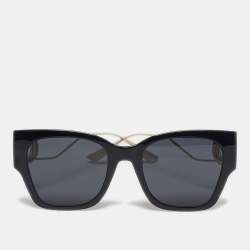 Pre Owned Dior Black 8072K 30Montaigne Square Sunglasses