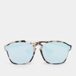 Pre Owned Dior Beige/Grey Mirrored A4EA4 Abstract Aviators Sunglasses