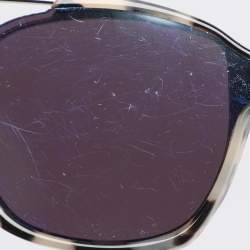 Pre Owned Dior Beige/Grey Mirrored A4EA4 Abstract Aviators Sunglasses