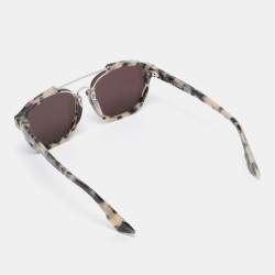 Pre Owned Dior Beige/Grey Mirrored A4EA4 Abstract Aviators Sunglasses