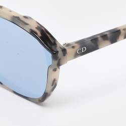 Pre Owned Dior Beige/Grey Mirrored A4EA4 Abstract Aviators Sunglasses
