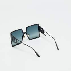 Pre Owned Dior Black 8071I 30 Montaigne Square Sunglasses