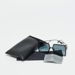 Pre Owned Dior Black 8071I 30 Montaigne Square Sunglasses