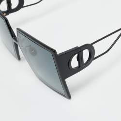Pre Owned Dior Black 8071I 30 Montaigne Square Sunglasses