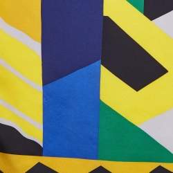 Pre Owned Dior Multicolor Printed Silk Scarf 