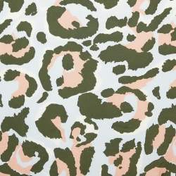 مملوكة مسبقًا Christian Dior Pink/Green Printed Silk Scarf 