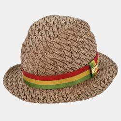 Pre Owned Christian Dior Trotter Hat Beige #57