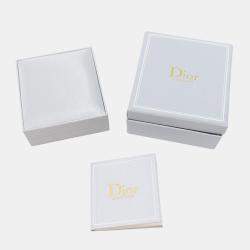 Pre Owned Dior Rose Dior Pre Quattro Collection Bee Diamond Necklace 18K Yellow Gold