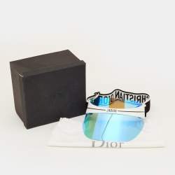 Pre Owned قبعة ديوركليب 1 واقية بإضاءة زرقاء لامعة من ديور