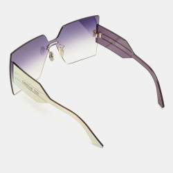 مملوكة مسبقًا نظارة شمسية ديور ديوركلوب M5U فراشة زرقاء لامعة مرآة