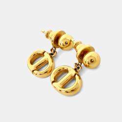 Pre Owned Dior Gold Plated earrings