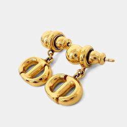 Pre Owned Dior Gold Plated earrings