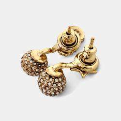 مملوكة مسبقًا أقراط ديور ذهبية اللون