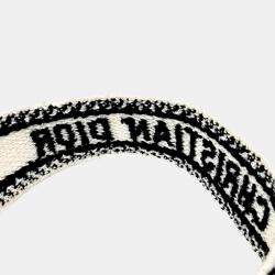 Pre Owned Dior JaDior Black White Bracelet