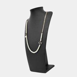 Pre Owned Dior Pearl-embellished Necklace
