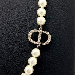 Pre Owned Dior Pearl-embellished Necklace