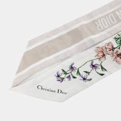 مملوكة مسبقًا Dior Multicolor Silk Mitzah Bandeau
