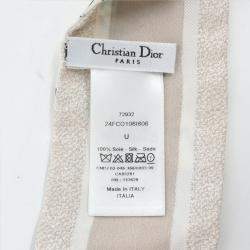 مملوكة مسبقًا Dior Multicolor Silk Mitzah Bandeau