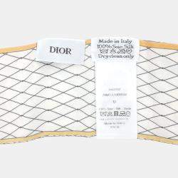 Pre Owned Dior Multicolor Silk Mitzah Bandeau