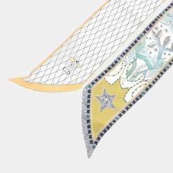 Pre Owned Dior Multicolor Silk Mitzah Bandeau