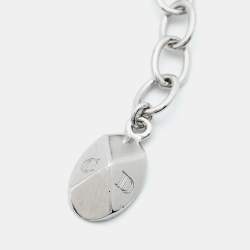 مملوكة مسبقًا Dior CD Silver Tone Necklace