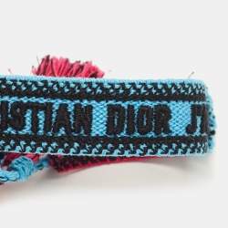 Pre Owned Dior Blue & Pink J'Adior Friendship Bracelets Set of 2