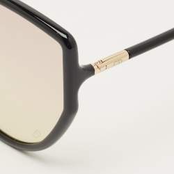 مملوكة مسبقًا نظارة ديور سوداء/صفراء متدرجة SoStellaire 4 كبيرة الحجم