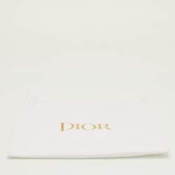 Pre Owned حمالة حقيبة كتف ديور كانفاس مطبوع وردي/أسود