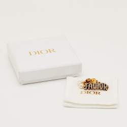 مملوكة مسبقًا سوار ديور جادور لؤلؤ صناعي كريستال لون ذهبي