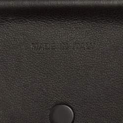 Pre Owned Dior Black/White Logo Canvas and Leather Bag Shoulder Strap