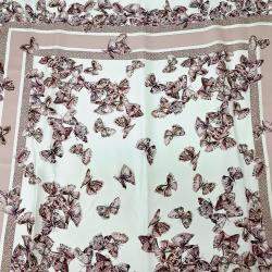 مملوكة مسبقًا وشاح ديور حرير متعدد الألوان