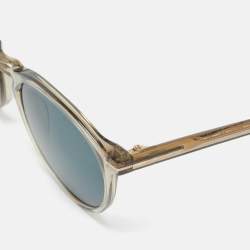 Pre Owned Tom Ford Blue Aurrele TF904 Round Sunglasses