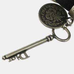 Pre Owned حزام كريستيان ديور جلد أسود 95