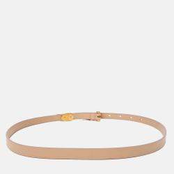مملوكة مسبقًا Dior Leather Sand Rose Belt
