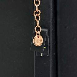 Pre Owned قلادة ديور مطلية بالذهب الوردي