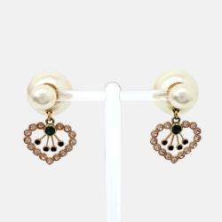 Pre Owned أقراط ديور معدنية ترايبال