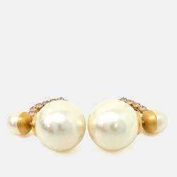 Pre Owned Dior Metal Tribal Earrings