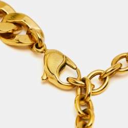 Pre Owned قلادة ديور CD دانسييز إتوال بطبقة ذهبية اللون 