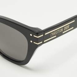 Pre Owned Dior Black Signature B41 Square Sunglasses