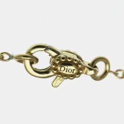Pre Owned أسوارة كريستيان ديور روز ديفان ذهب أصفر 18 قيراط وأم اللؤلؤ سحرية ذهبية