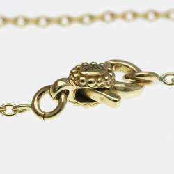 Pre Owned أسوارة كريستيان ديور روز ديفان ذهب أصفر 18 قيراط وأم اللؤلؤ سحرية ذهبية