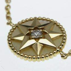 Pre Owned أسوارة كريستيان ديور روز ديفان ذهب أصفر 18 قيراط وأم اللؤلؤ سحرية ذهبية