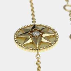 Pre Owned أسوارة كريستيان ديور روز ديفان ذهب أصفر 18 قيراط وأم اللؤلؤ سحرية ذهبية