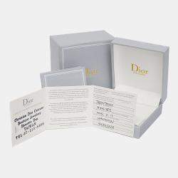 Pre Owned أسوارة كريستيان ديور روز ديفان ذهب أصفر 18 قيراط وأم اللؤلؤ سحرية ذهبية