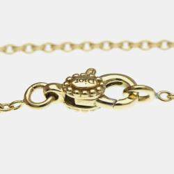 Pre Owned أسوارة كريستيان ديور روز ديفان ذهب أصفر 18 قيراط وأم اللؤلؤ سحرية ذهبية