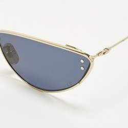 Pre Owned نظارة شمسية ديور عين قطة MissDior B1U زرقاء/ذهبية اللون